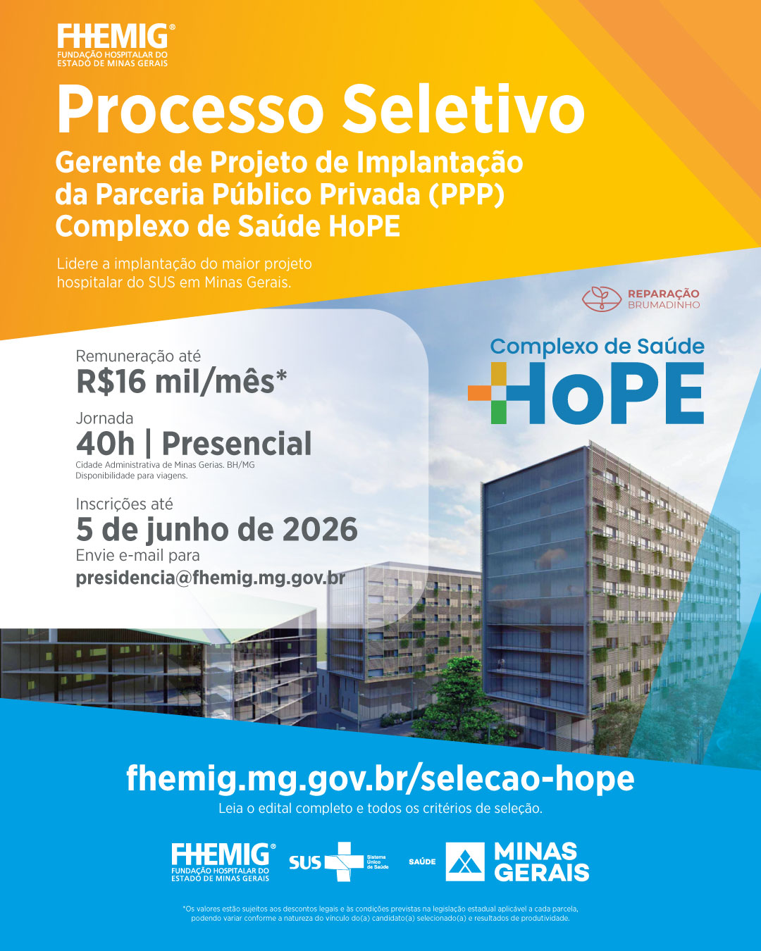 ADC HoPE AnuncioGerenteProjeto2026