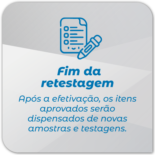 Fim da retestagem