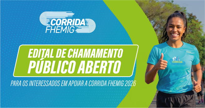 Edital de chamamento - Corrida Fhemig 2026
