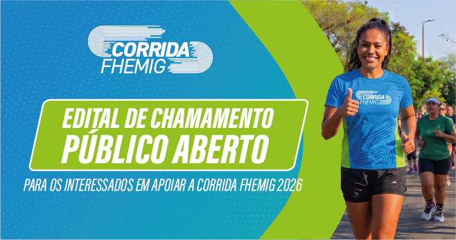 Edital de chamamento - Corrida Fhemig 2026