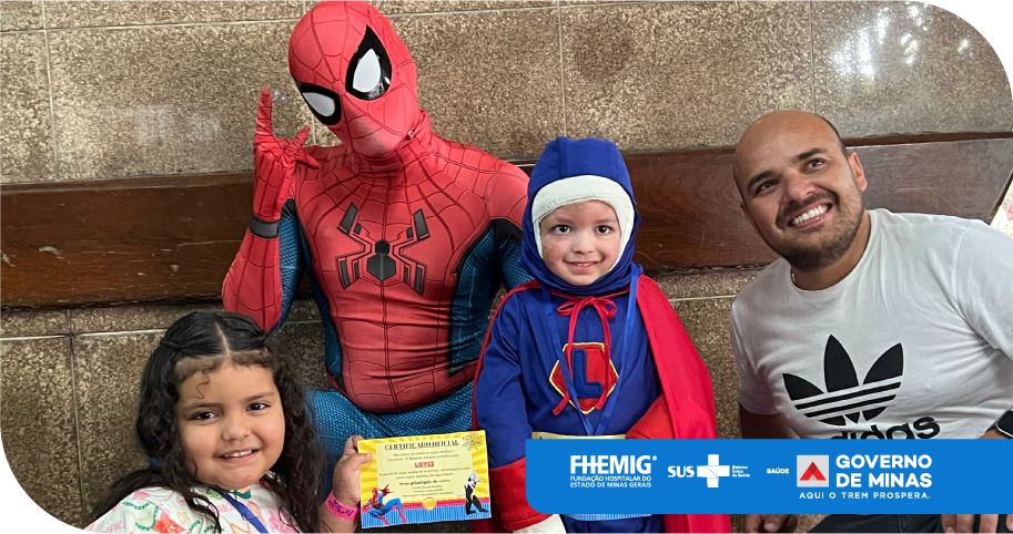 Hospital João XXIII celebra alta do pequeno Lucas após acidente doméstico e mais de 60 dias de tratamento de queimaduras